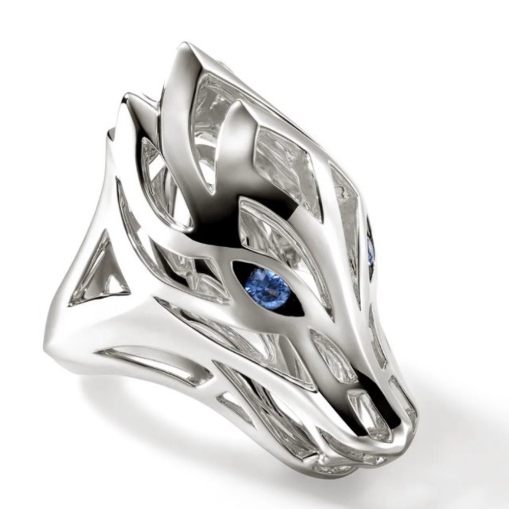 John Hardy Naga Saddle Ring, Sterling Silver